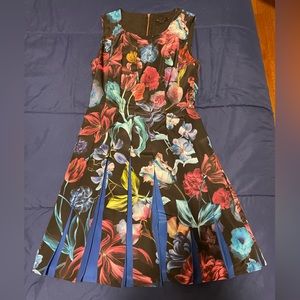 Floral Pleated Ted Baker Dress